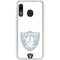 NFL Las Vegas Raiders Double Vision Galaxy A20 Clear Case