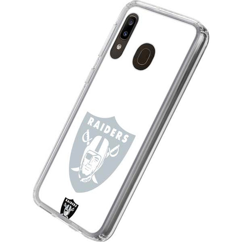 NFL Las Vegas Raiders Double Vision Galaxy A20 Clear Case