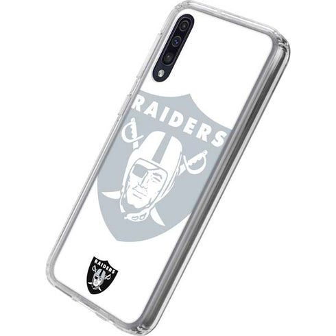 NFL Las Vegas Raiders Double Vision Galaxy A50 Clear Case