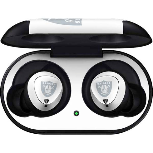 NFL Las Vegas Raiders Double Vision Galaxy Buds Skin