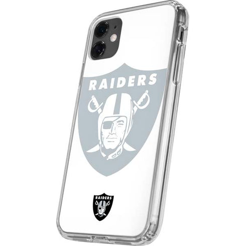 NFL Las Vegas Raiders Double Vision iPhone 11 Clear Case