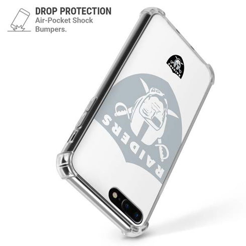 NFL Las Vegas Raiders Double Vision iPhone 7/8 Plus Clear Case