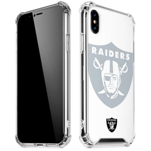NFL Las Vegas Raiders Double Vision iPhone X/XS Clear Case