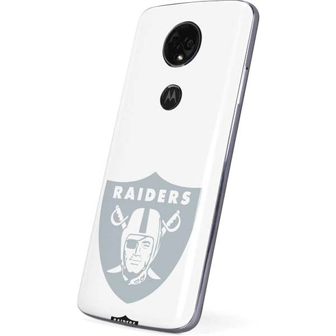 NFL Las Vegas Raiders Double Vision Moto E5 Plus Skin