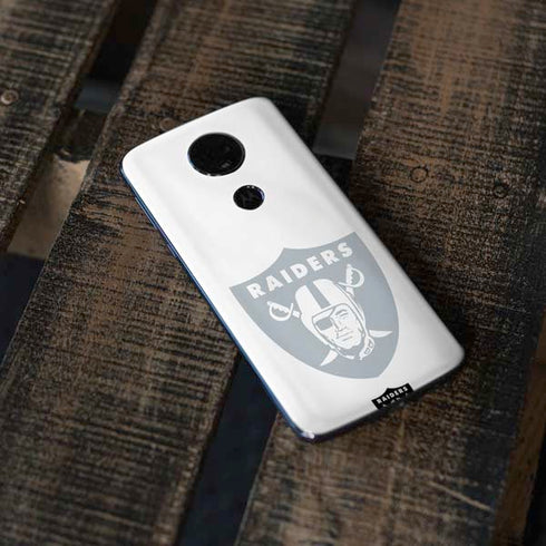 NFL Las Vegas Raiders Double Vision Moto E5 Plus Skin
