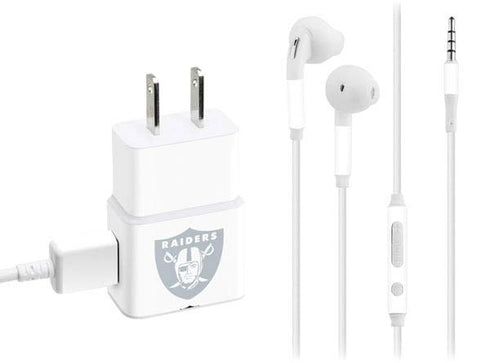 NFL Las Vegas Raiders Double Vision Phone Charger Skin