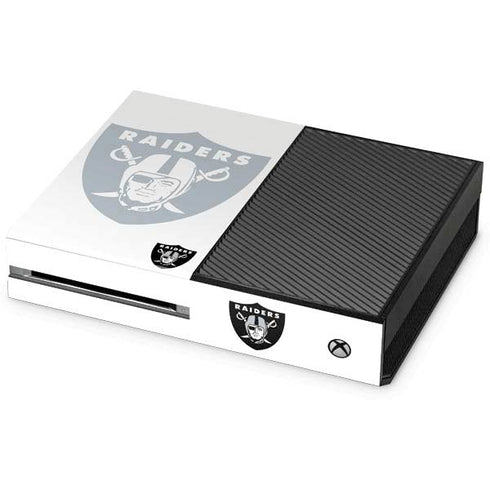 NFL Las Vegas Raiders Double Vision Xbox One Console Skin