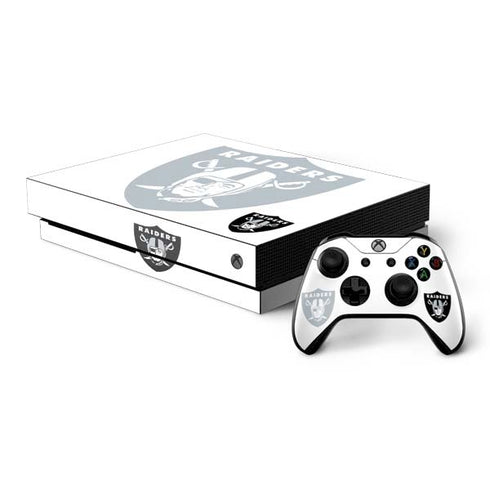 NFL Las Vegas Raiders Double Vision Xbox One X Bundle Skin