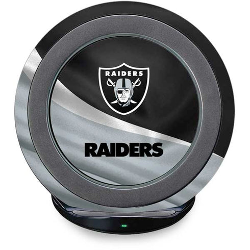 NFL Las Vegas Raiders Fast Charge Wireless Charging Stand Skin