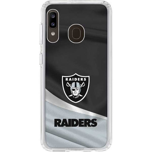 NFL Las Vegas Raiders Galaxy A20 Clear Case