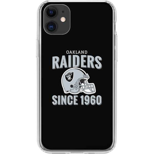 NFL Las Vegas Raiders Helmet iPhone 11 Clear Case