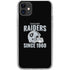NFL Las Vegas Raiders Helmet iPhone 11 Clear Case