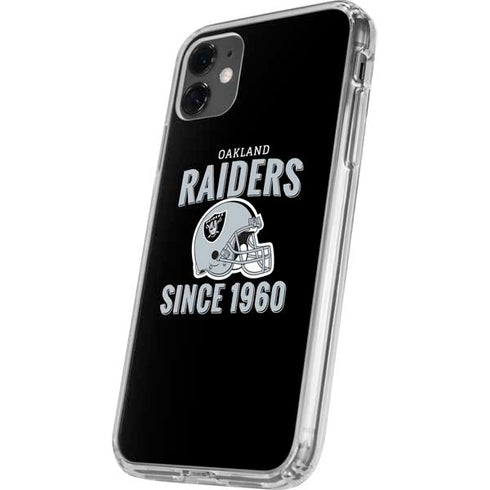 NFL Las Vegas Raiders Helmet iPhone 11 Clear Case