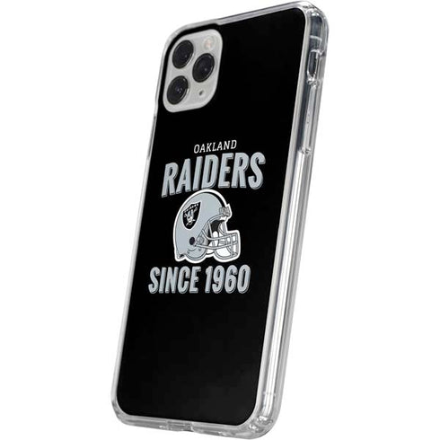 NFL Las Vegas Raiders Helmet iPhone 11 Pro Clear Case