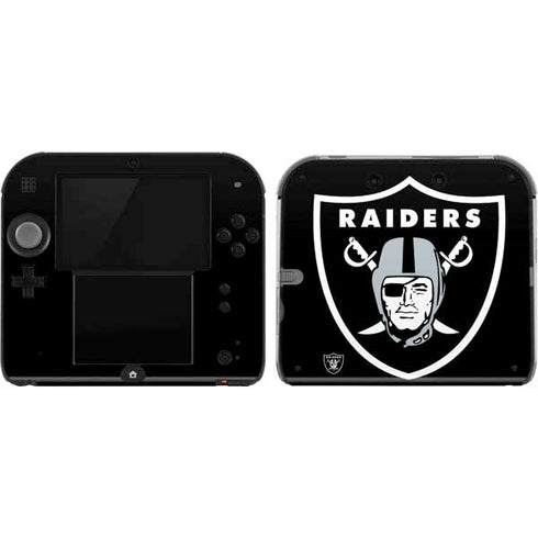 NFL Las Vegas Raiders Large Logo Nintendo 2DS Skin