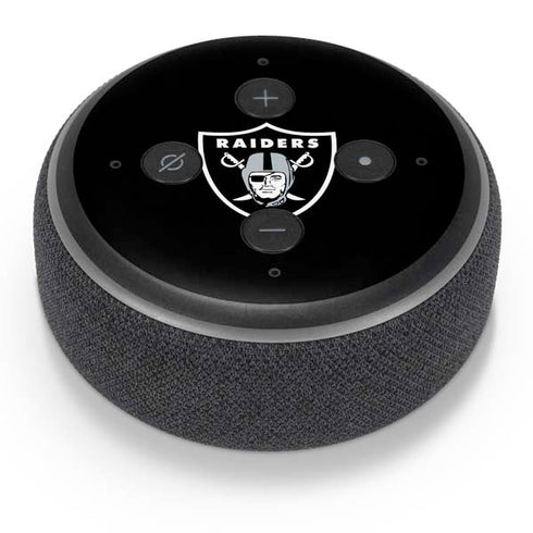 NFL Las Vegas Raiders Large Logo Amazon Echo Dot Skin