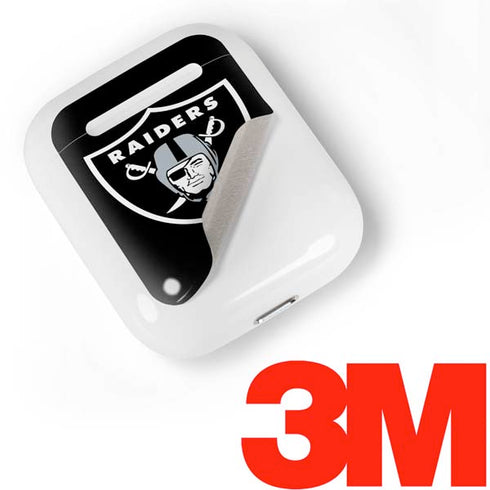 NFL Las Vegas Raiders Large Logo Apple AirPods Skin