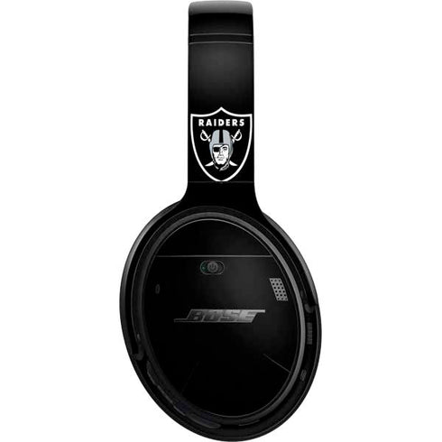 NFL Las Vegas Raiders Large Logo Bose QuietComfort 35 Headphones Skin