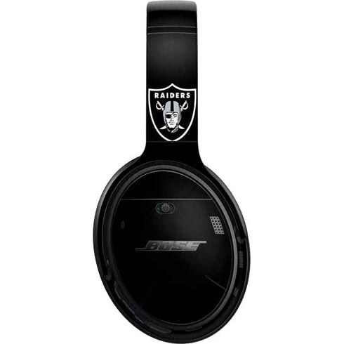 NFL Las Vegas Raiders Large Logo Bose QuietComfort 35 II Headphones Skin