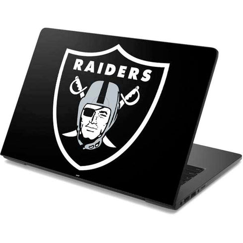 NFL Las Vegas Raiders Large Logo Dell Chromebook Skin
