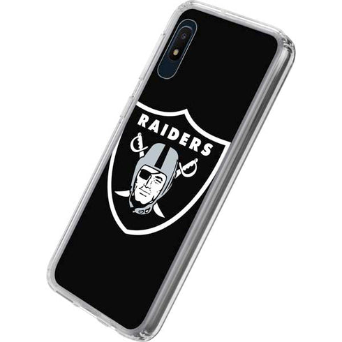 NFL Las Vegas Raiders Large Logo Galaxy A10e Clear Case