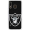 NFL Las Vegas Raiders Large Logo Galaxy A20 Clear Case