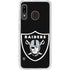 NFL Las Vegas Raiders Large Logo Galaxy A20 Clear Case