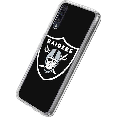 NFL Las Vegas Raiders Large Logo Galaxy A50 Clear Case