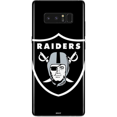 NFL Las Vegas Raiders Large Logo Galaxy Note 8 Skin