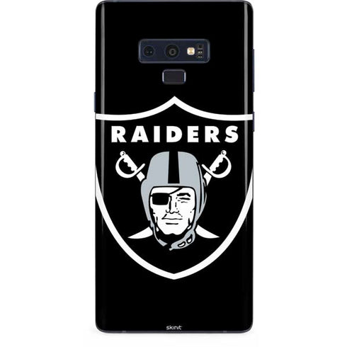 NFL Las Vegas Raiders Large Logo Galaxy Note 9 Skin