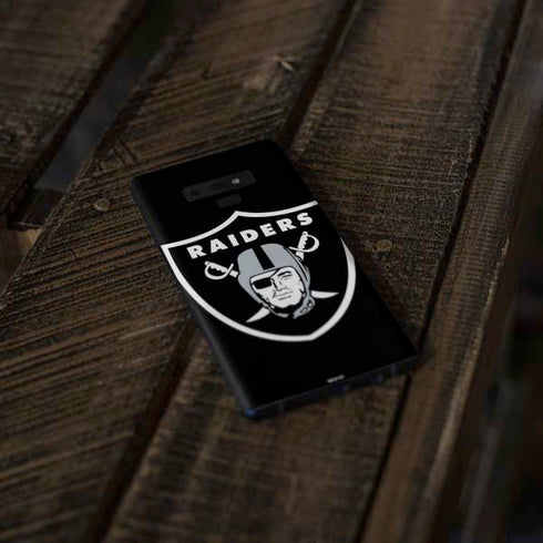 NFL Las Vegas Raiders Large Logo Galaxy Note 9 Skin