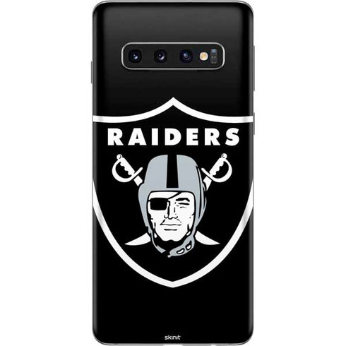 NFL Las Vegas Raiders Large Logo Galaxy S10 Skin