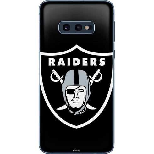 NFL Las Vegas Raiders Large Logo Galaxy S10e Skin