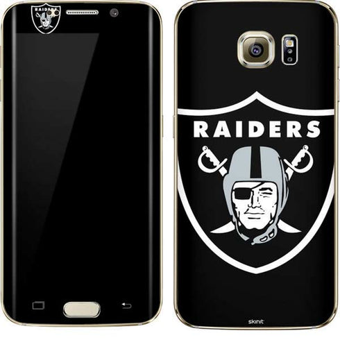 NFL Las Vegas Raiders Large Logo Galaxy S7 Edge Skin