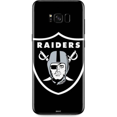 NFL Las Vegas Raiders Large Logo Galaxy S8 Plus Skin