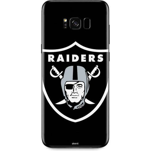 NFL Las Vegas Raiders Large Logo Galaxy S8 Skin