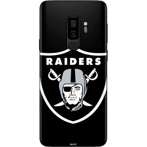 NFL Las Vegas Raiders Large Logo Galaxy S9 Plus Skin