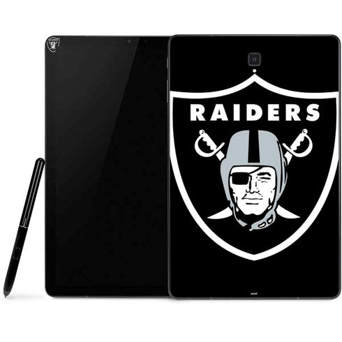NFL Las Vegas Raiders Large Logo Samsung Galaxy Tab Skin