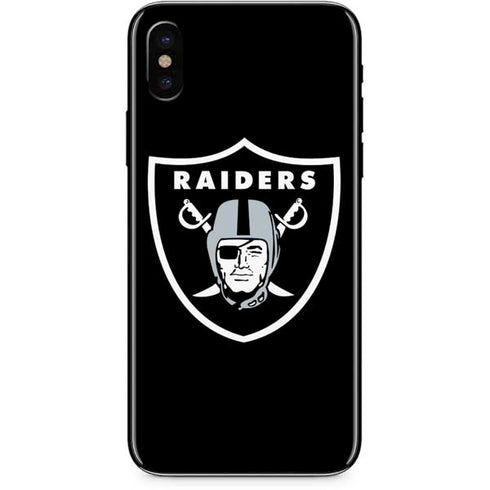 NFL Las Vegas Raiders Large Logo iPhone X Skin