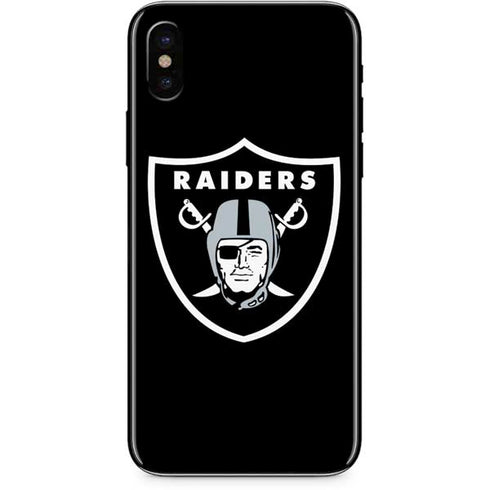NFL Las Vegas Raiders Large Logo iPhone XS Max Skin