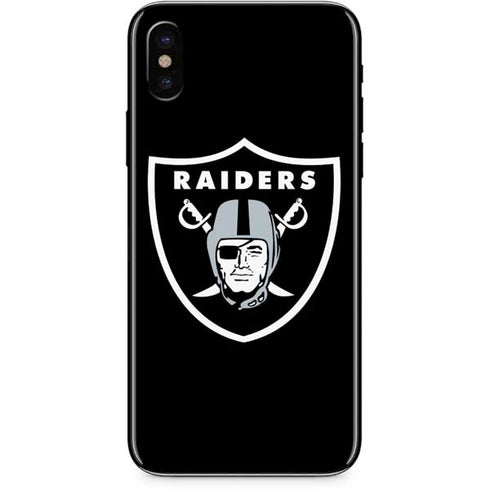 NFL Las Vegas Raiders Large Logo iPhone XS Skin
