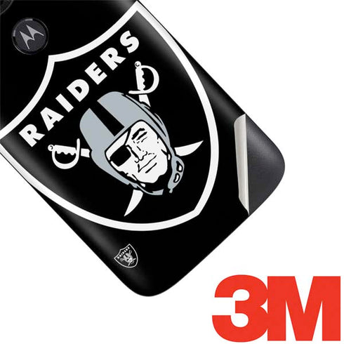 NFL Las Vegas Raiders Large Logo Moto E5 Play Skin