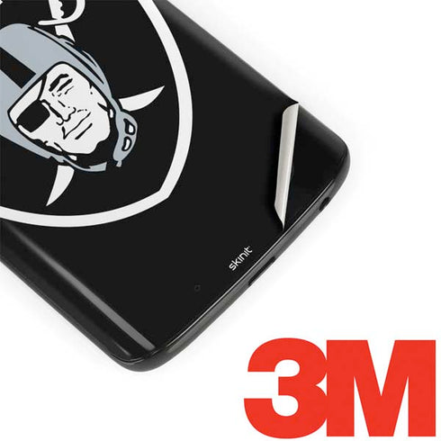 NFL Las Vegas Raiders Large Logo Moto G6 Skin