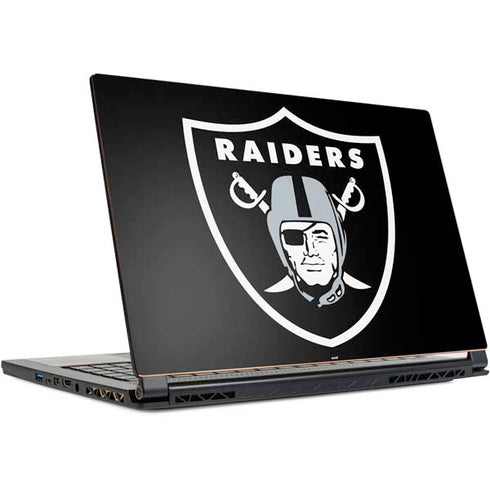 NFL Las Vegas Raiders Large Logo MSI GS65 Stealth Laptop Skin