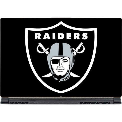 NFL Las Vegas Raiders Large Logo MSI GS65 Stealth Laptop Skin