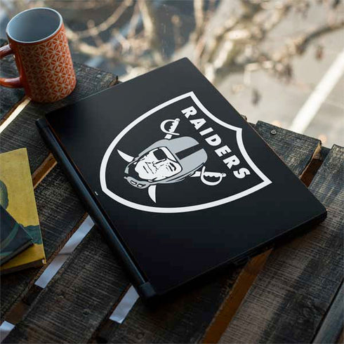 NFL Las Vegas Raiders Large Logo MSI GS65 Stealth Laptop Skin