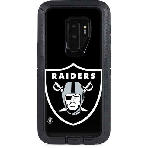 NFL Las Vegas Raiders Large Logo Otterbox Defender Galaxy Skin