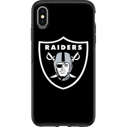 NFL Las Vegas Raiders Large Logo Otterbox Symmetry iPhone Skin