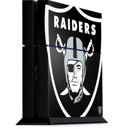 NFL Las Vegas Raiders Large Logo PS4 Console Skin
