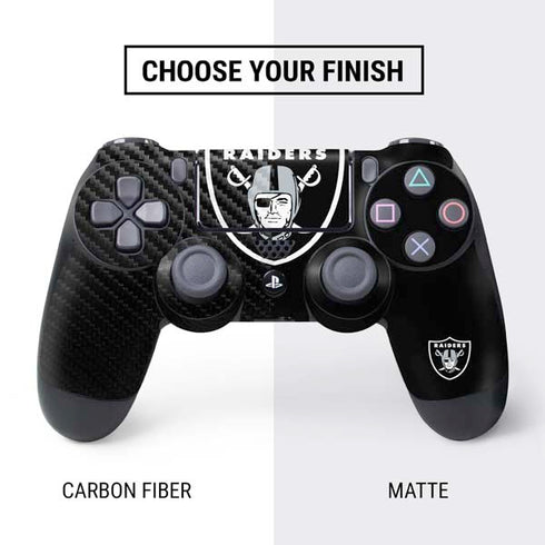 NFL Las Vegas Raiders Large Logo PS4 Controller Skin